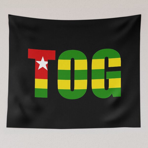 Item preview, Togo Flag Initials TG designed and sold by shitpostee.