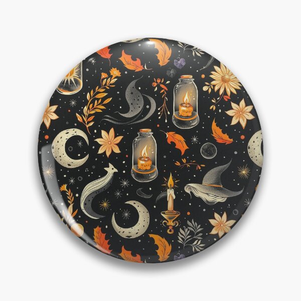 Item preview, Dark Academia Cozy Witch Autumn Pattern – Whimsical Goth Gift designed and sold by · GAMING SOUL ·.