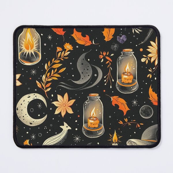 Item preview, Dark Academia Cozy Witch Autumn Pattern – Whimsical Goth Gift designed and sold by · GAMING SOUL ·.