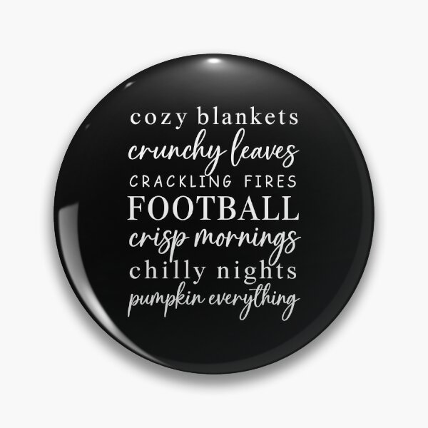 Item preview, Cozy Blankets Crunchy Leaves Crackling Fires Football designed and sold by StarSplatter.