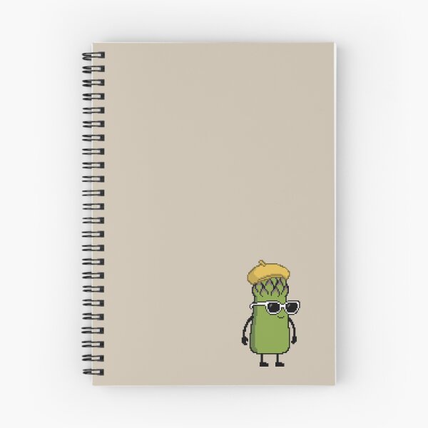 Item preview, Asparagus green Pixel with a Beret (YL) designed and sold by White Rim Mates.