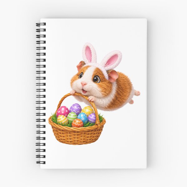 Item preview, Teddy Guinea Pig Easter Basket designed and sold by Sillytoe.