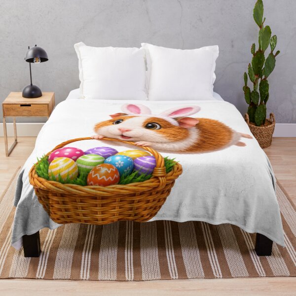 Item preview, Teddy Guinea Pig Easter Basket designed and sold by Sillytoe.
