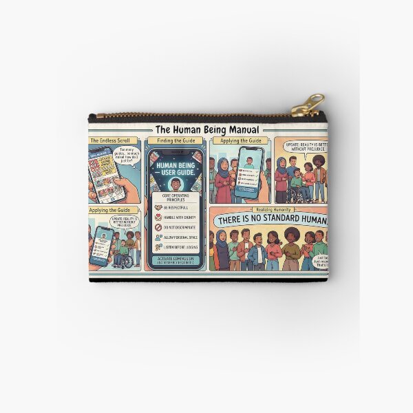 Item preview, The Human Being Manual – A Comic Against Prejudice designed and sold by Mianku | Für das Leben.