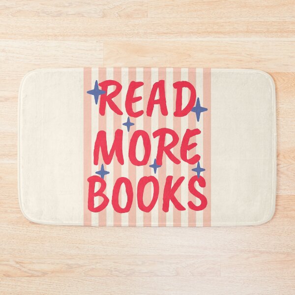 Item preview, Read More Books Retro Striped Canvas Literature I designed and sold by Lemon Pepper.