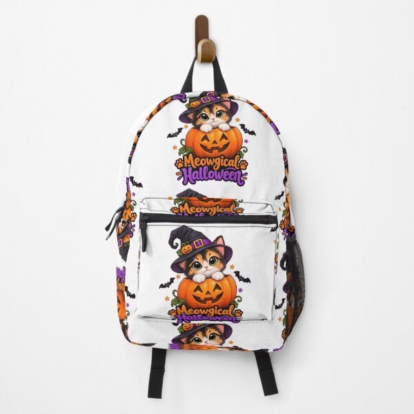 Item preview, Meowgical Halloween Calico Cat Pumpkin Witch Hat Cute Gift designed and sold by Bettybee00.