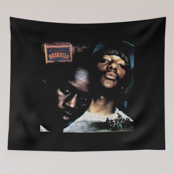 Item preview, MobbDeep 90s East Coast Hip Hop Duo Queensbridge Boom Bap Rap Art designed and sold by lilLilaBat.