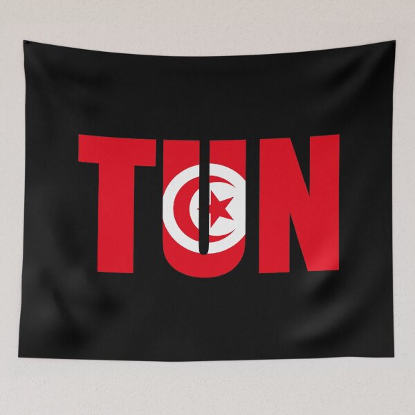 Item preview, Tunisia Flag Initials TN designed and sold by shitpostee.
