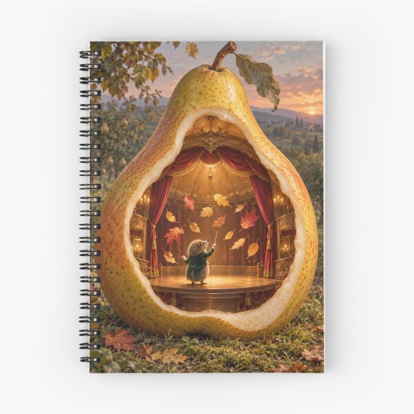 Item preview, The Pear Orchestra — A Hedgehog’s Autumn Concert designed and sold by SEIMEI2025.