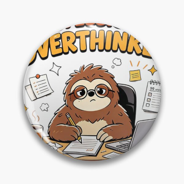 Item preview, Professional Overthinker Expert Procrastinator Funny Sloth Art  designed and sold by HaighsTs.