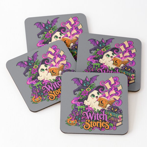 Item preview, Witch Stories – Cute Ghost & Magical Halloween Books designed and sold by Aimetoi.