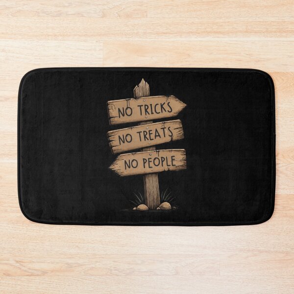 Item preview, No Tricks No Treats No People Funny Halloween Signpost designed and sold by T-version.