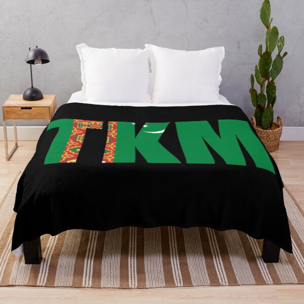 Item preview, Turkmenistan Flag Initials TM designed and sold by shitpostee.