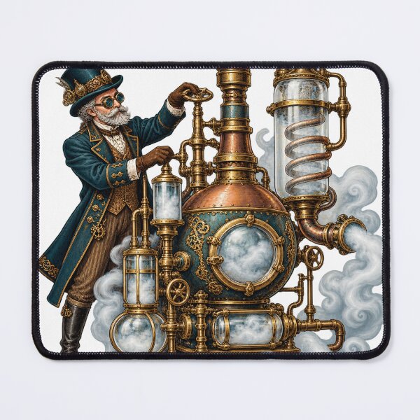 Item preview, Steampunk alchemist inventor steam engine Victorian designed and sold by LongIslandDesgn.