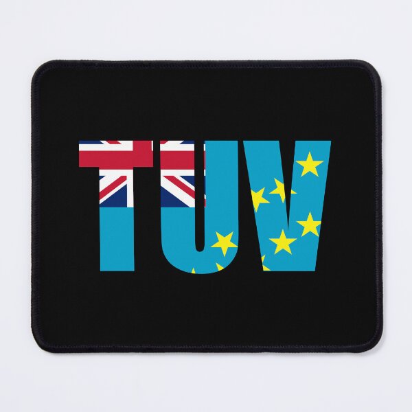 Item preview, Tuvalu Flag Initials TV designed and sold by shitpostee.