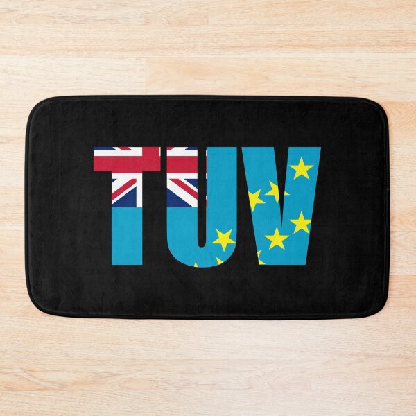 Item preview, Tuvalu Flag Initials TV designed and sold by shitpostee.