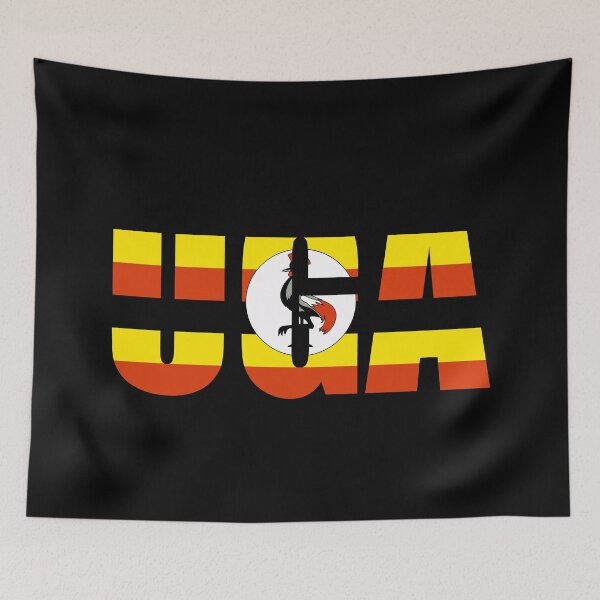 Item preview, Bandera de Uganda Iniciales UG designed and sold by shitpostee.