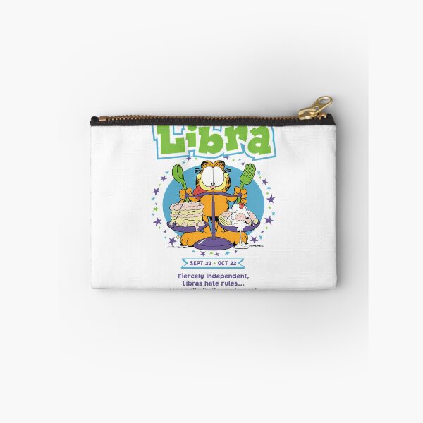 Item preview, Garfield Libra Zodiac Sign Horoscope Humor designed and sold by MisaelHermann.