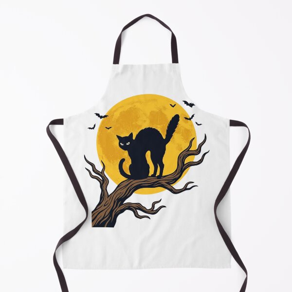 Item preview, Halloween - Vintage Black Cat & Full Moon T-Shirt | Aesthetic Halloween Graphic Tee designed and sold by ImadDesignsArts.