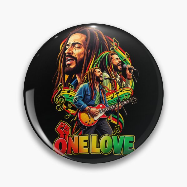 Item preview, One Love Reggae Music | Rasta Guitarist | Jamaican Roots T-Shirt designed and sold by GarnerSupplyCo.
