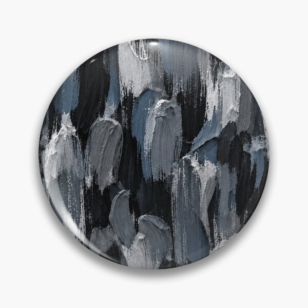 Item preview, Black Grey White Abstract Brushstroke Pattern – Monochrome Painted Texture designed and sold by Bodique.