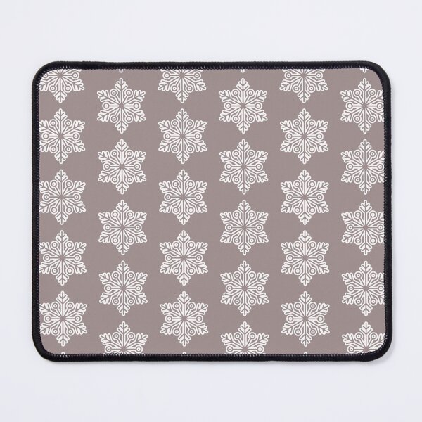 Item preview, Minimalist Winter Snowflake Muted Taupe Seamless Pattern Art designed and sold by ​Jyoti Digital Artist.