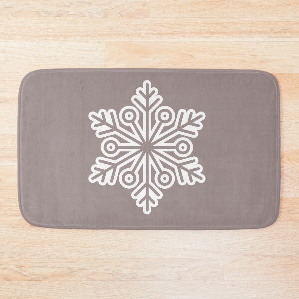Item preview, Minimalist Winter Snowflake Muted Taupe Seamless Pattern Art designed and sold by ​Jyoti Digital Artist.