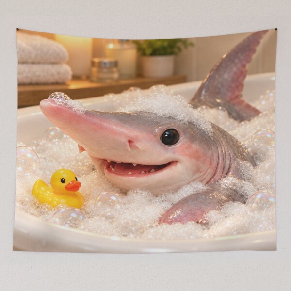 Item preview, Goblin Shark Bathtub Bubble Soak designed and sold by Sillytoe.
