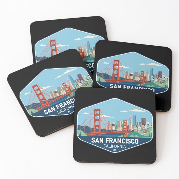 Item preview, San Francisco California Travel Souvenir designed and sold by RareDeerArt.