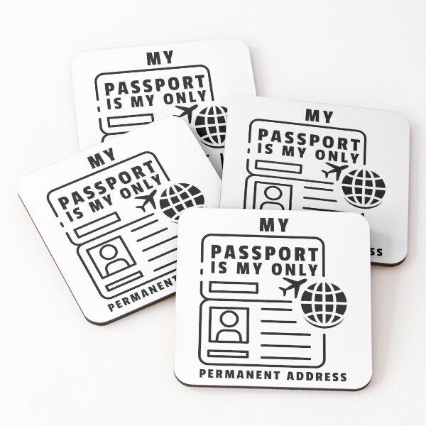 Item preview, My passport is my only permanent address designed and sold by darshants.