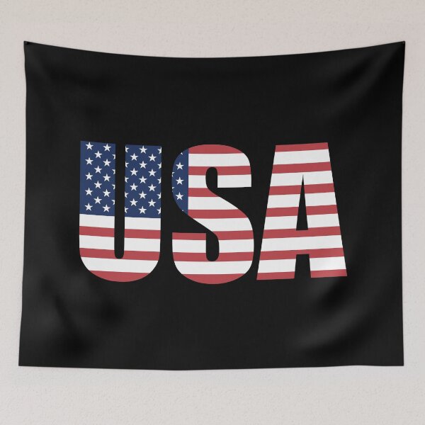 Item preview, United States Flag Initials US designed and sold by shitpostee.