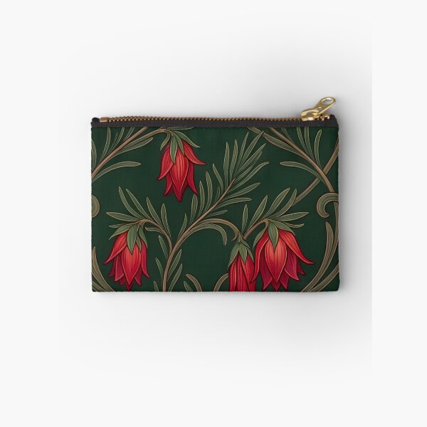 Item preview, Crimson Bellflower Dark Botanical designed and sold by Studio BC.