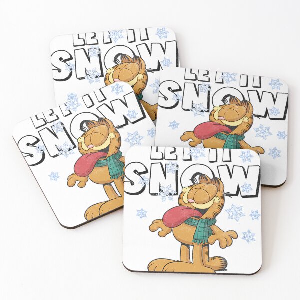 Item preview, Garfield Let It Snow Garfield Snowflakes designed and sold by MisaelHermann.