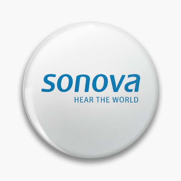 Item preview, Sonova Logo – Blue Hear The World Hearing Care and Audiology Brand designed and sold by Mironyh.