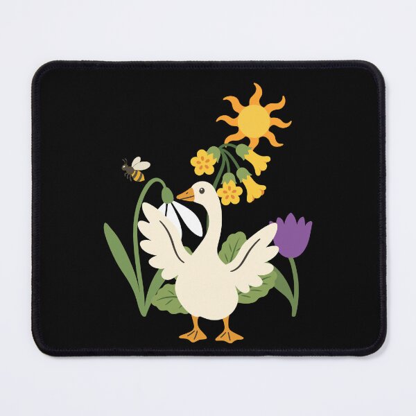 Item preview, Goose, flowers, children's bird motif, bird lovers designed and sold by Sir-Freaky.