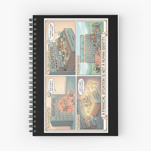Item preview, Comic: File folder “Assumptions” reveals the complexity of human life designed and sold by Mianku | Für das Leben.