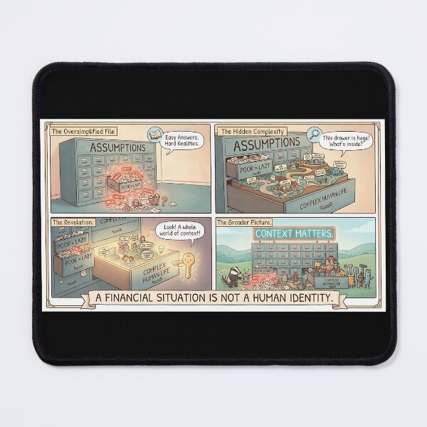 Item preview, Comic: File folder “Assumptions” reveals the complexity of human life designed and sold by Mianku | Für das Leben.