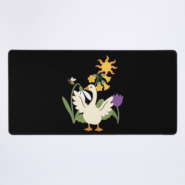 Item preview, Goose, flowers, children's bird motif, bird lovers designed and sold by Sir-Freaky.