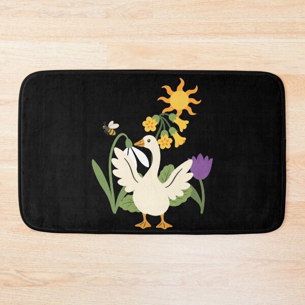 Item preview, Goose, flowers, children's bird motif, bird lovers designed and sold by Sir-Freaky.