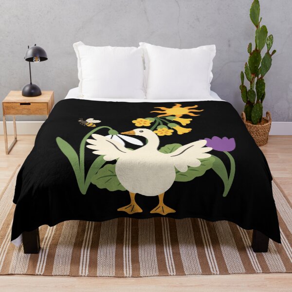 Item preview, Goose, flowers, children's bird motif, bird lovers designed and sold by Sir-Freaky.