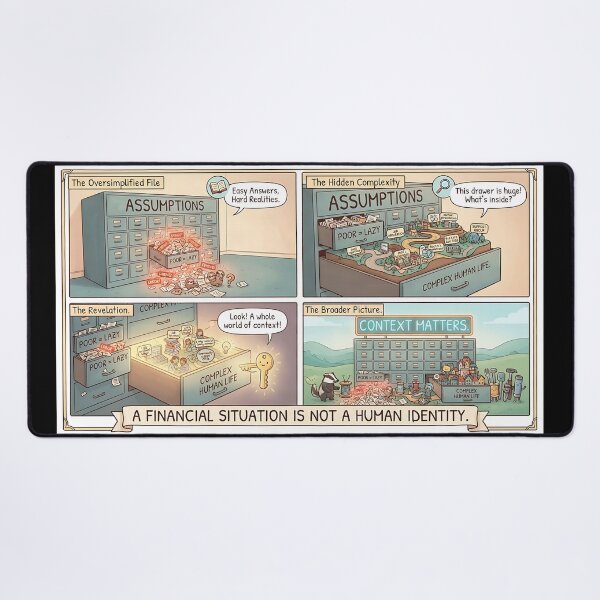 Item preview, Comic: File folder “Assumptions” reveals the complexity of human life designed and sold by Mianku | Für das Leben.