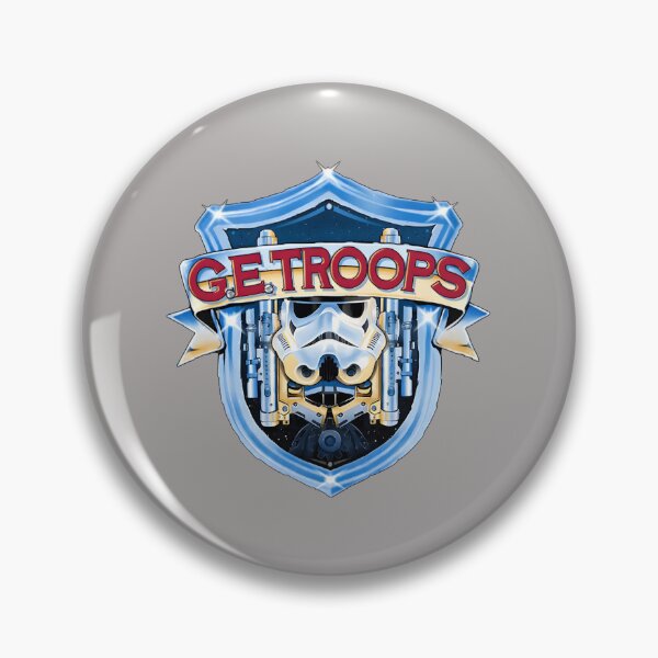 Item preview, Emblematic-Shield-with-Space-Trooper-Helmet designed and sold by MitomaMoller.