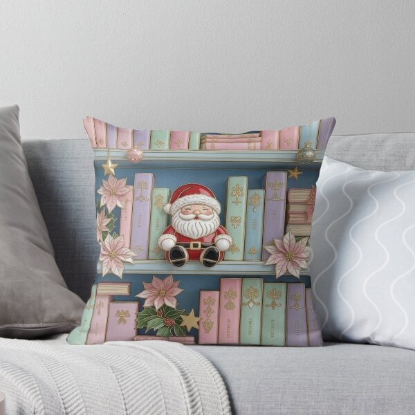 Item preview, Christmas Bookshelf with Santa Claus designed and sold by BriSher.