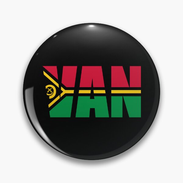 Item preview, Vanuatu Flag Initials VU designed and sold by shitpostee.