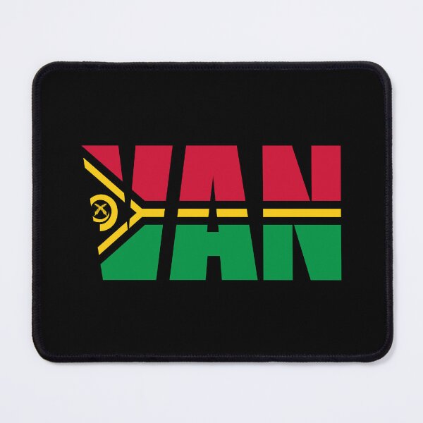 Item preview, Vanuatu Flag Initials VU designed and sold by shitpostee.