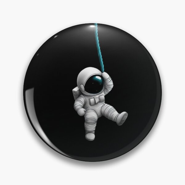 Item preview, Cute Astronaut Hanging in Space – Funny Space Explorer Design designed and sold by anemiche.