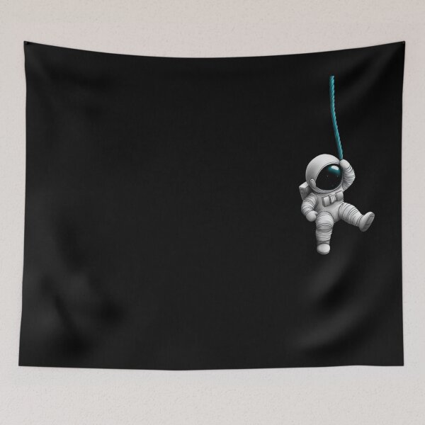 Item preview, Cute Astronaut Hanging in Space – Funny Space Explorer Design designed and sold by anemiche.