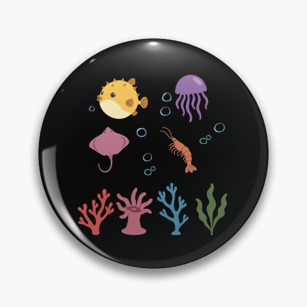 Item preview, Pufferfish, underwater, children, jellyfish, ray designed and sold by Sir-Freaky.