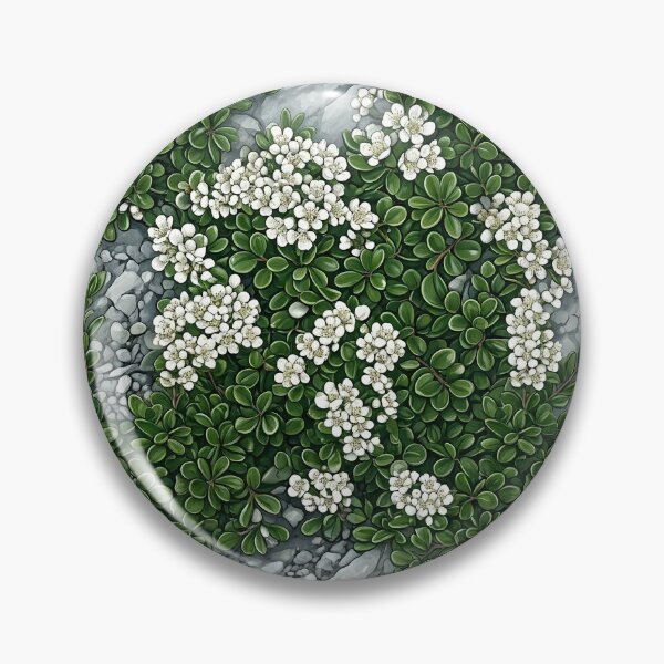 Item preview, Alpine Heath & White Rock Jasmine Botanical Pattern    designed and sold by Studio BC.