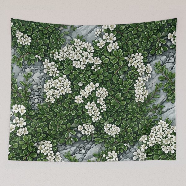 Item preview, Alpine Heath & White Rock Jasmine Botanical Pattern    designed and sold by Studio BC.